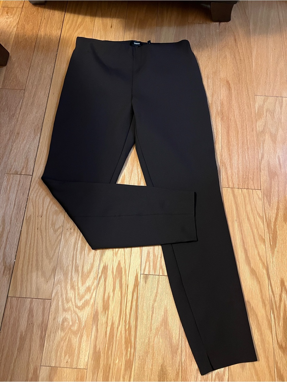 New Theory Skinny Legging K-Core Scuba Leggings - Chocolate Brown large